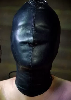 Молодая порнозвезда Scarlit Scandal завершает сцену БДСМ спермой на лице