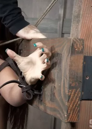 Грудастая брюнетка Рейган Фокс делает глубокий минет члену, давая головку