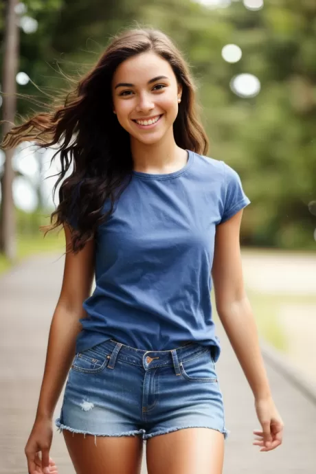 Голая ии девушка Эш Кирби 1