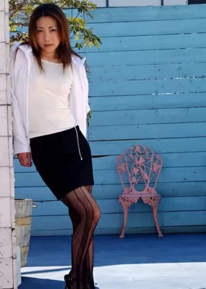 Japanese girl Sumire strikes great nude and non nude poses in solo action