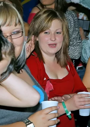 Пушистые любители пачкаются на дикой вечеринке в ночном клубе