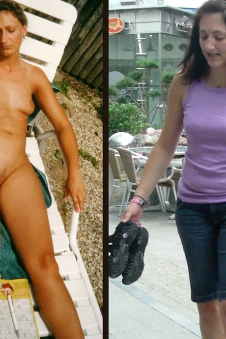 Голые и одетые блондинки